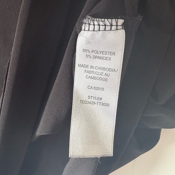 Ricki's Black Short Sleeve Blouse Top - Picture 3 of 4